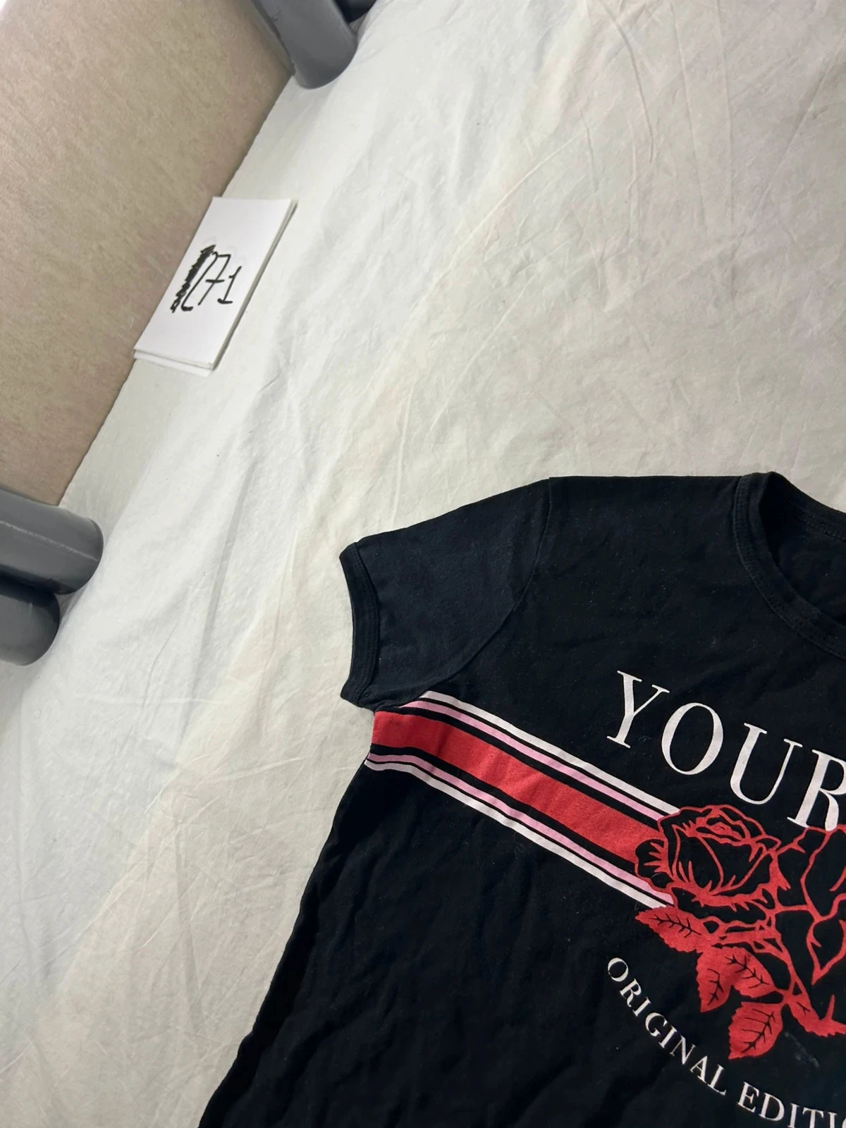 T-shirt preto com estampa yourself Gémo tamanho S – photo 5